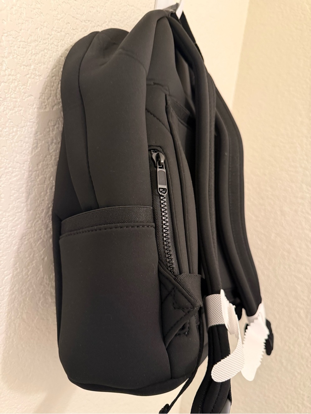 Quince Black Neoprene Backpack with Front Zip Pocket - Picture 4 of 5